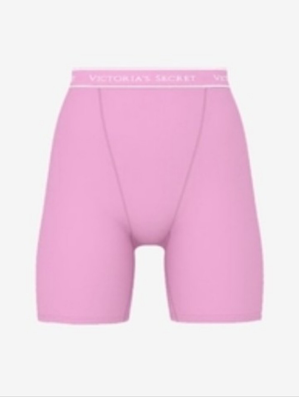 Victoria's secret logo cotton stretch high waist boxer brief panty shorts PINK